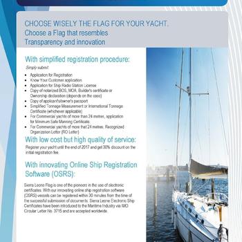 YACHT REGISTRATION - SLMARAD